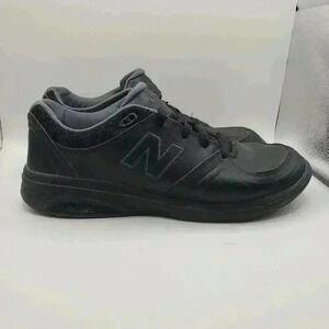 New Balance Womens  813 WW813BK Black Casual Shoes Sneakers Size 9 Leather